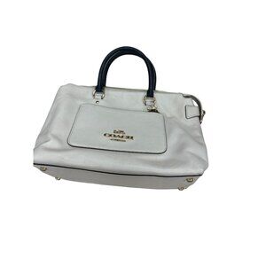 Coach New York women’s handbag clutch cream pebble leather SKU 2949
